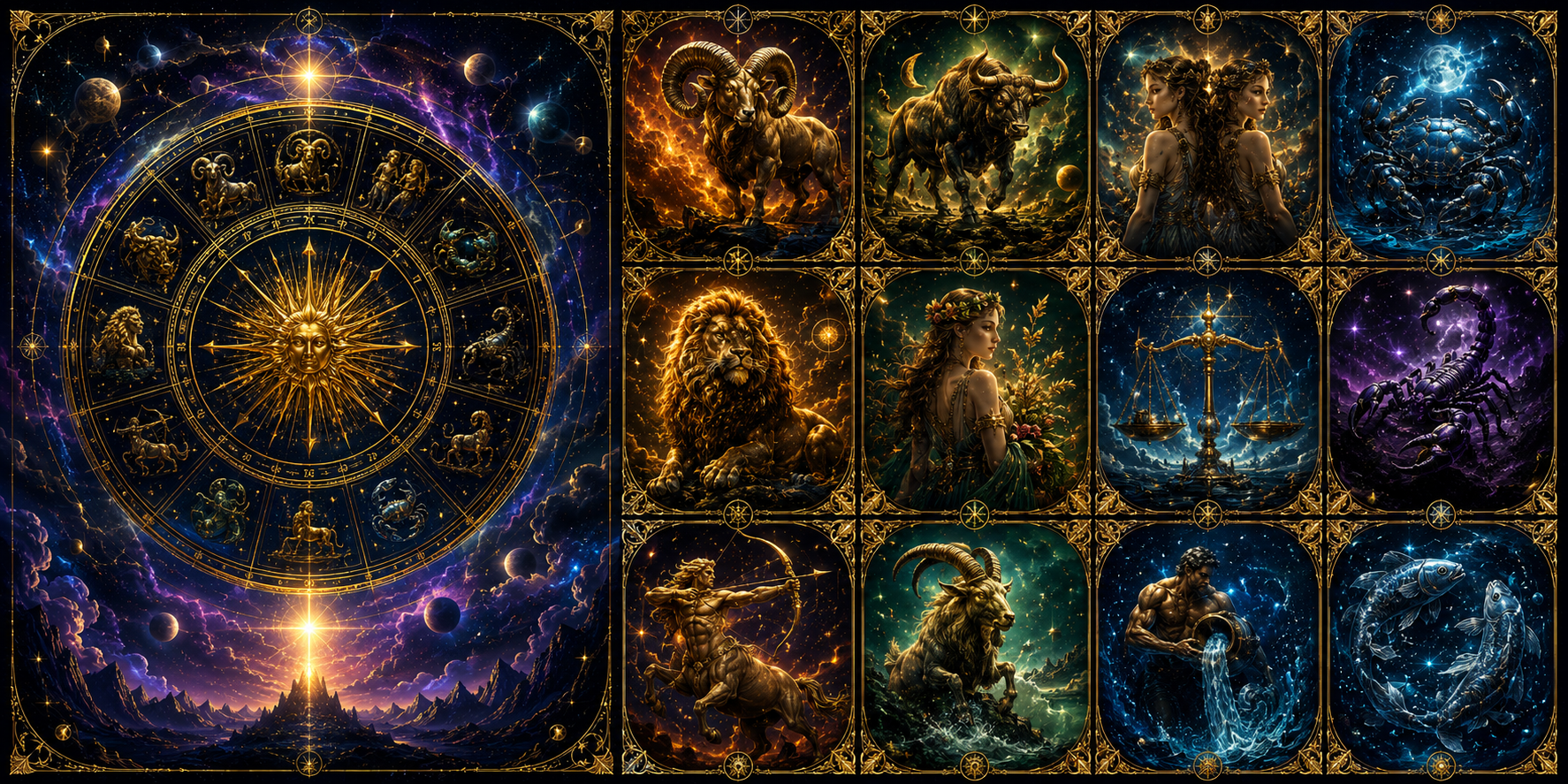Kumpulan 12 Zodiak Lengkap & Tanggalnya Semua Ada Di Sini