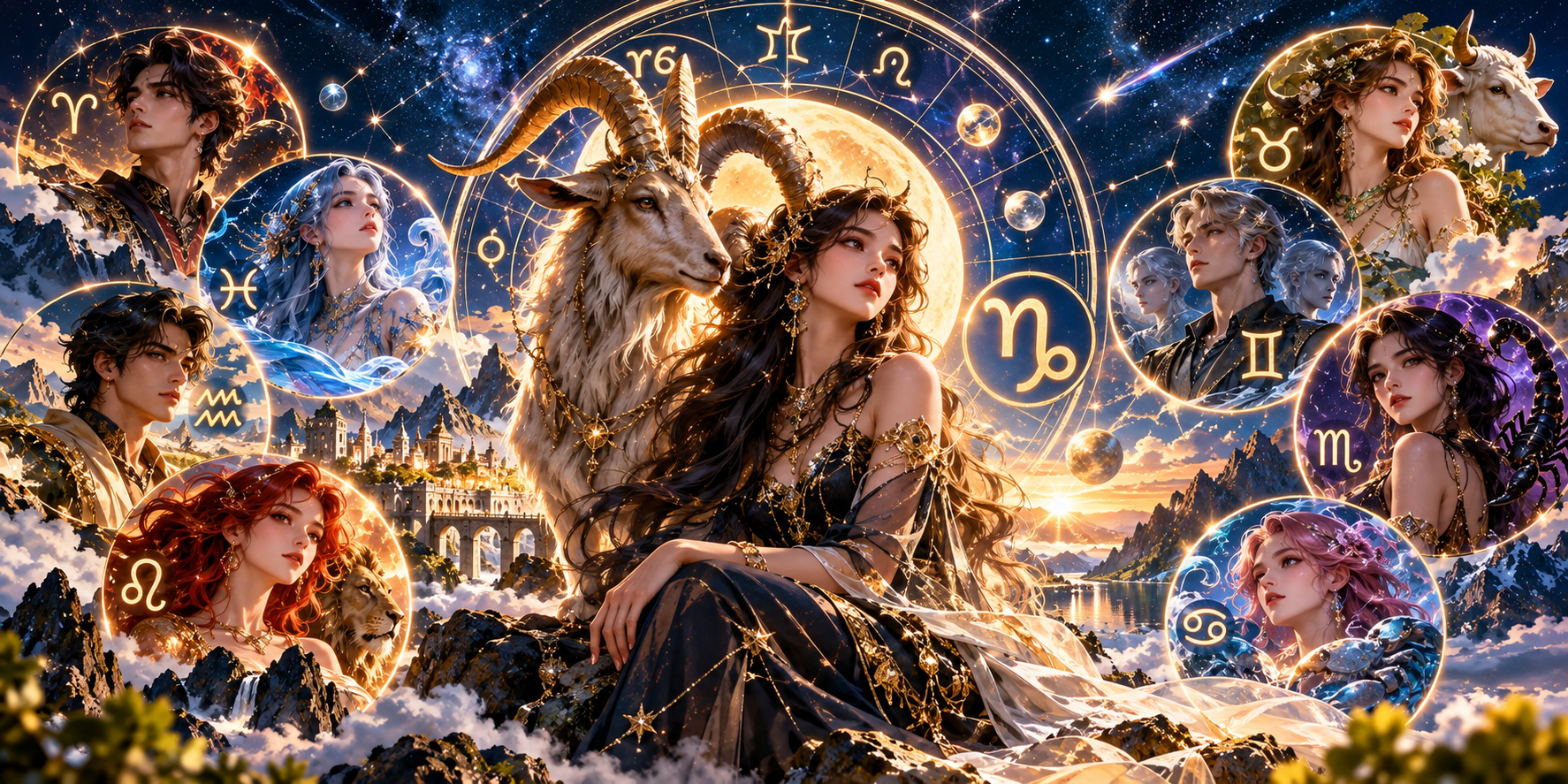 7 Sifat Zodiak Capricorn Dan Krakter Utama dengan simbol Capricorn